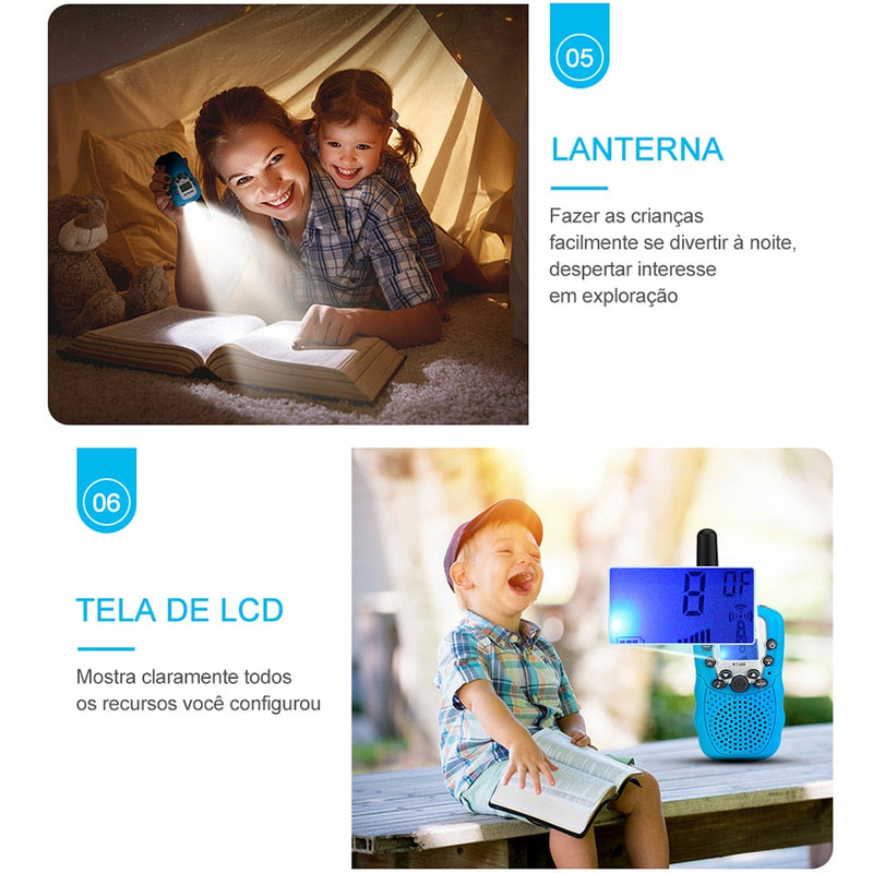 Walkie Talkie Portátil infantil - Ramabox