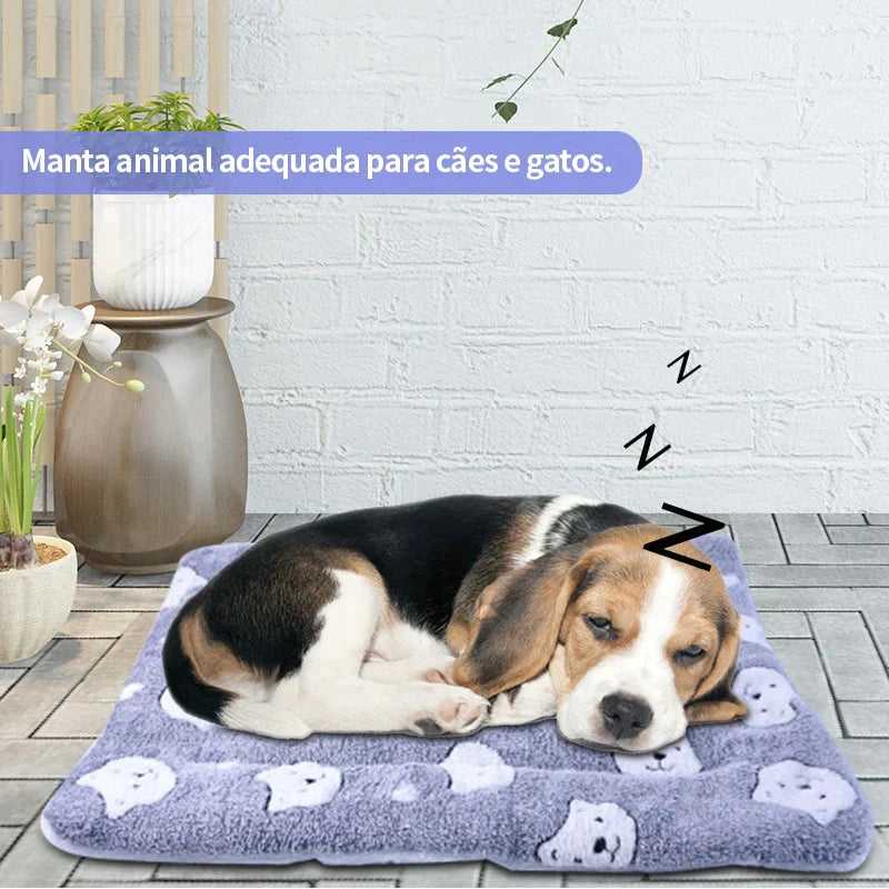 Cobertor peludo - serve como caminha para seu pet - Ramabox