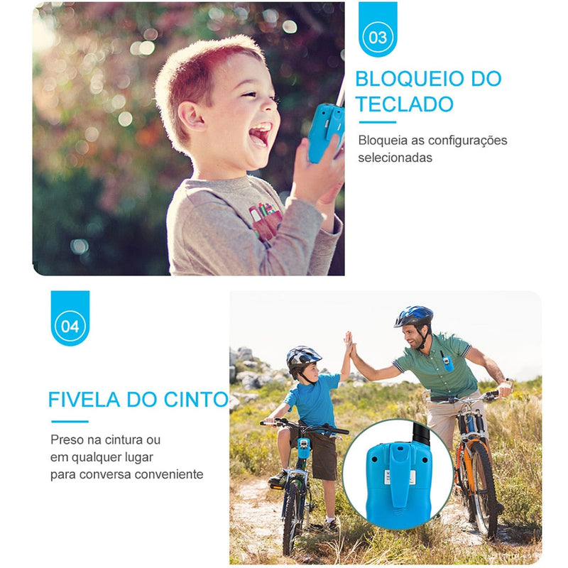 Walkie Talkie Portátil infantil - Ramabox