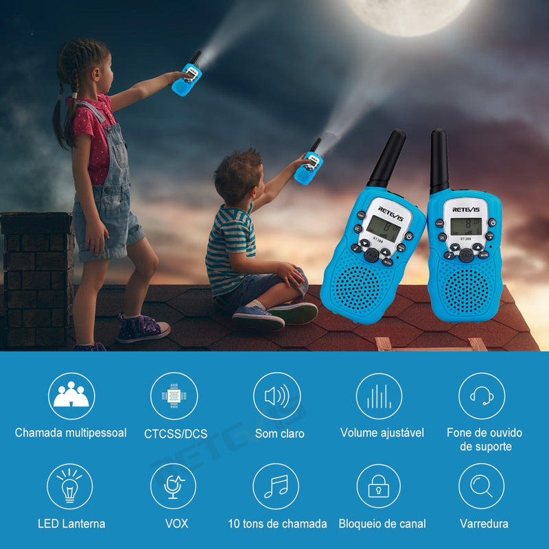 Walkie Talkie Portátil infantil - Ramabox