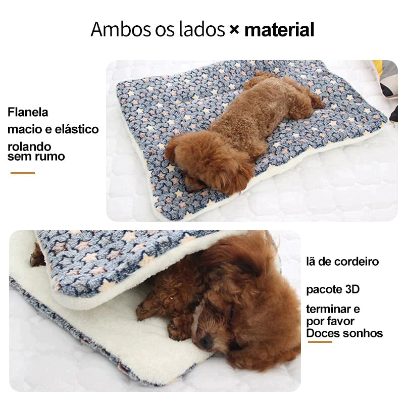 Cobertor peludo - serve como caminha para seu pet - Ramabox